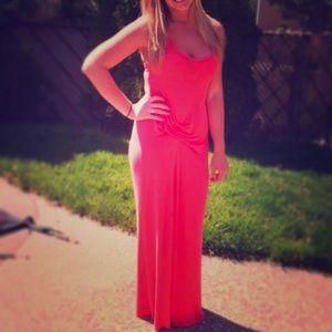 Coral Maxi Dress